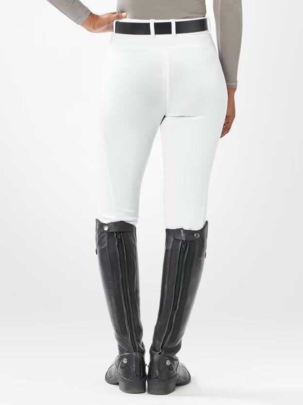 Women's White Riding Breeches - Classic Equestrian Pants — image 3 of 3